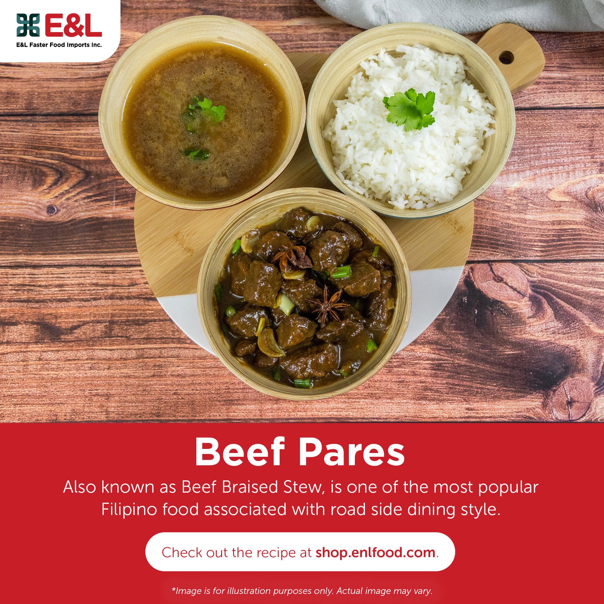 E&L Beef Pares E&L Retail Shop
